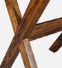 Los Angeles Sheesham Wood 2 Seater Cafe Table in Provincial Teak Finish