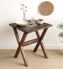 Los Angeles Sheesham Wood 2 Seater Cafe Table in Provincial Teak Finish