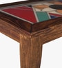 Los Angeles Sheesham Wood Coffee Table In Provincial Teak Finish