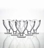 Lotus 105ml (Set of 6) Glass Dessert Bowl