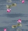 Lotus (71x13) Blue & Pink Cotton Table Runner
