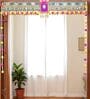 Lotus Charm Mirror Work Toran