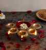 Lotus Dia Akhand Jyot With handle