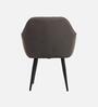 Lotus Fabric Arm Chair In Grey Colour