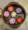 (Pack of 2) Lotus Floating Battery Operated LED Diya