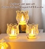 Lotus Flower Shaped LED Candle 2Pcs Lotus Flower Shaped LED Candle 2Pcs