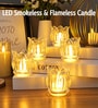 Lotus Flower Shaped LED Candle 2Pcs Lotus Flower Shaped LED Candle 2Pcs