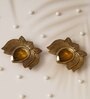 Lotus Gold Brass (Set of 2) Diyas