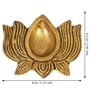 Lotus Gold Brass (Set of 2) Diyas