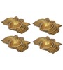 Lotus Gold Brass (Set of 4) Diyas