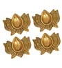 Lotus Gold Brass (Set of 4) Diyas