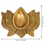 Lotus Gold Brass (Set of 4) Diyas