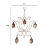 Lotus Gold Colour Copper Wind Chime Bell