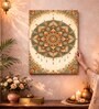 Lotus Mandala Stretched Canvas Painting