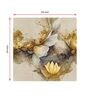Lotus Multicolour Canvas Unframed Wall Painting