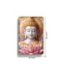 Lotus Serenity Lord Buddha MDF Wood Acrylic Wall Art