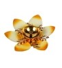 Lotus shaped Golden Brass Diya