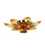 Lotus shaped Golden Brass Diya