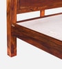 Lotus Sheesham Wood King Size Bed In Honey Oak Finish