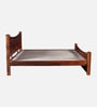 Lotus Sheesham Wood King Size Bed In Honey Oak Finish