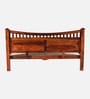 Lotus Sheesham Wood King Size Bed In Honey Oak Finish