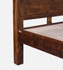 Lotus Sheesham Wood King Size Bed In Provincial Teak Finish