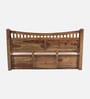 Lotus Sheesham Wood King Size Bed In Provincial Teak Finish With Box Storage