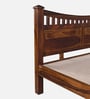 Lotus Sheesham Wood Queen Size Bed In Provincial Teak Finish
