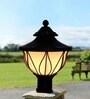 Lotus Unbreakable Black & White Metal & PVC Gate Light