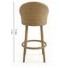 Lotus Wicker 2 Seater Bar set In Dull Birch Finish