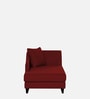 Louis Fabric RHS Chaise Lounger in Blood Maroon Colour