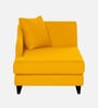 Louis Fabric RHS Chaise Lounger in Bold Yellow Colour