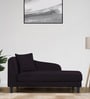 Louis Fabric RHS Chaise Lounger in Cara Brown Colour