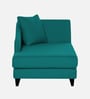 Louis Fabric RHS Chaise Lounger in Sea Green Colour