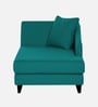 Louis Fabric LHS Chaise Lounger in Sea Green Colour