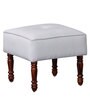Louis Ottoman in Provincial Teak Finish