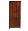 Louis Sheesham Wood Hutch Cabinet in Honey Oak Finish