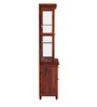 Louis Sheesham Wood Hutch Cabinet in Honey Oak Finish