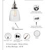Louis Transparent Glass Hanging Light