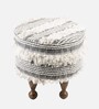Louisville Ottoman Set Of 2 In Grey Colour