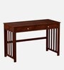 Louisville Writing Table In Dark Walnut Finish