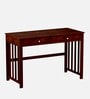 Louisville Writing Table In Dark Walnut Finish