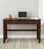 Louisville Writing Table In Dark Walnut Finish