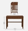 Louisville Writing Table In Provisional Teak Finish