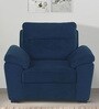 Wakefit Lounger Fabric 1 Seater Sofa in Blue Colour