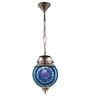 Loures Blue Metal Hanging Light