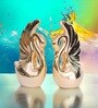 Love Couple Swan Ceramic Showpiece