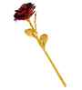 Love Golden Red Rose Showpiece