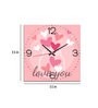 Love in Wall Clock in Multicolour