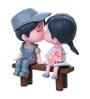 Romantic Kissing Couple Miniature Showpiece Valentine Gift